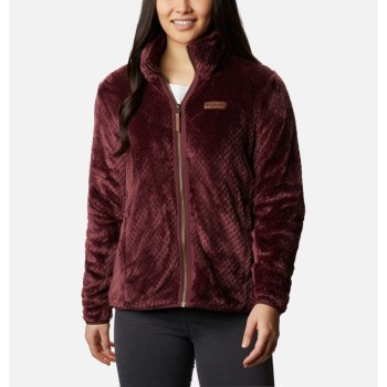 Columbia Fire Side II Sherpa Full Zip Fleece, Chamarras Vino Para Mujer | 034729-CLN